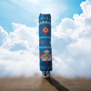 Blue Aztec Pattern Blanket